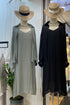 Women Two Piece Set of Sleeves Long A-line Dresses with Shirts